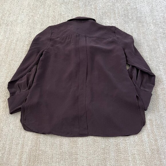 Vintage 1980s MaxMara Pura Seta Silk Blouse Top 2 - Picture 4 of 10